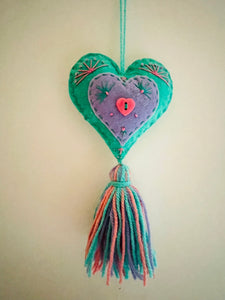 Folk Art Heart Workshop - Cafe Dales, Narborough - Mon 10th Feb