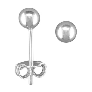 Ball Earrings - Sterling Silver Studs