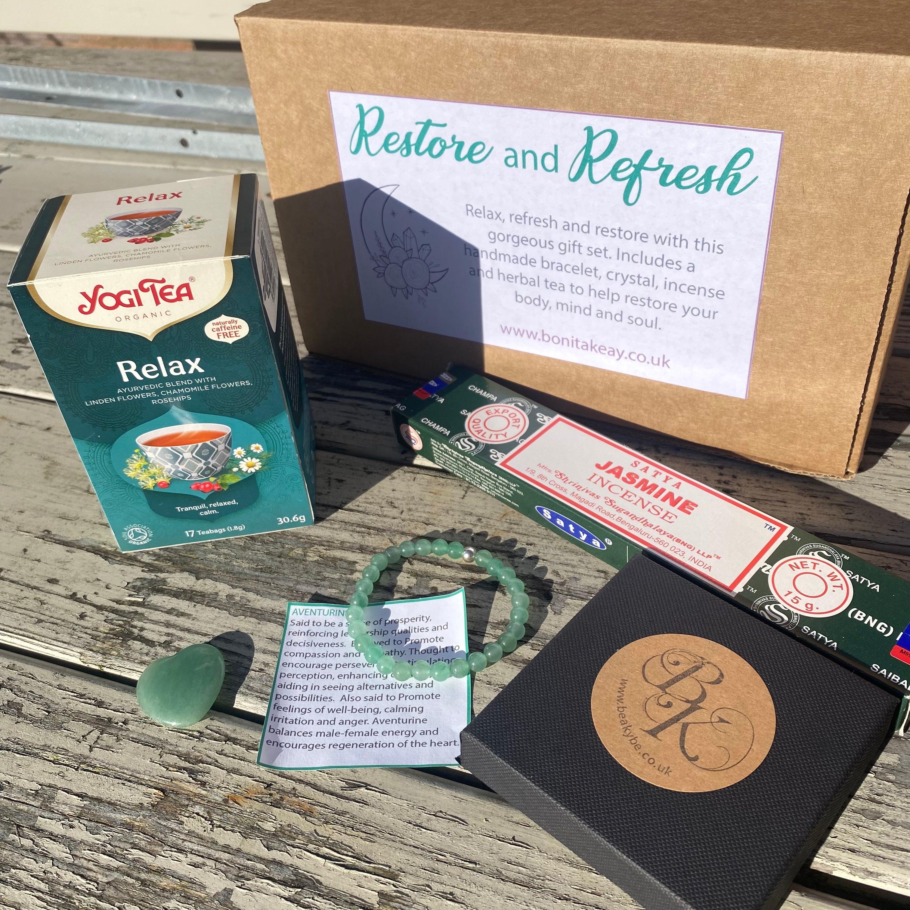 Wellness Gift Box - Restore and Refresh - Aventurine