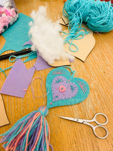 Folk Art Heart Workshop - Cafe Dales, Narborough - Mon 10th Feb