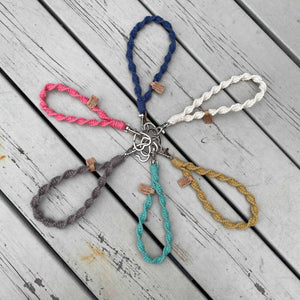 Woven Macrame Hand Loop Keychain