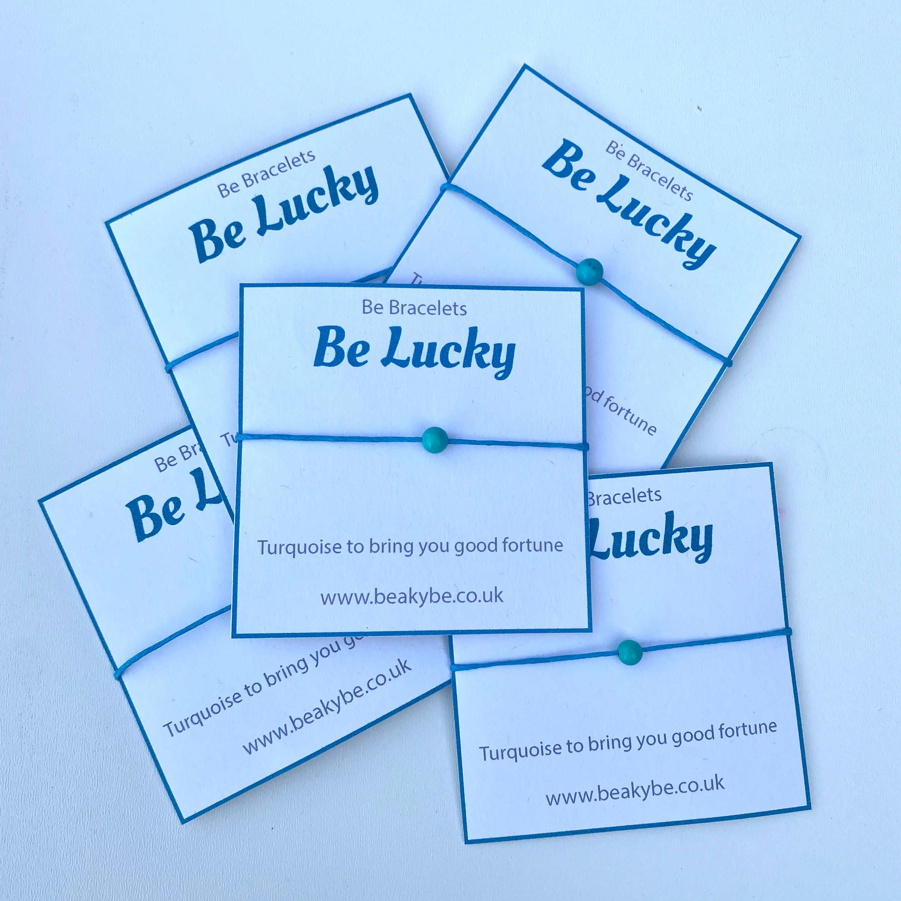 Be Lucky - Be Bracelet - Turquoise String Bracelet Gifts