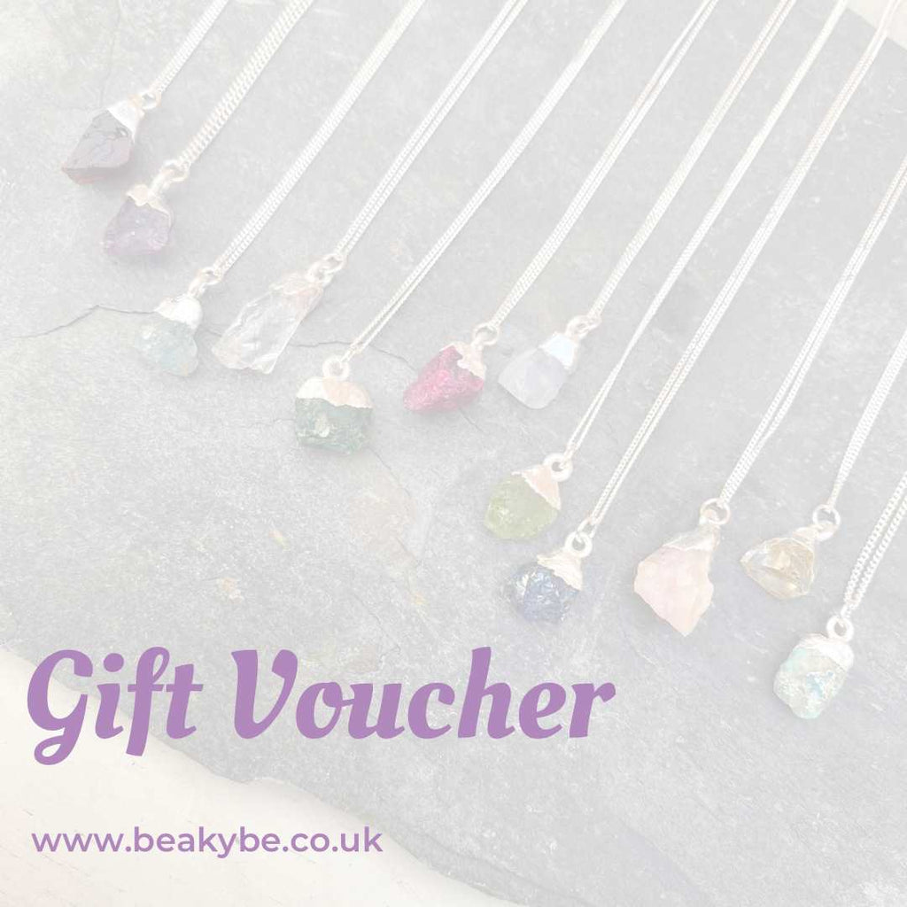 Beaky Jewellery and Craft Workshops Gift Voucher Leicester