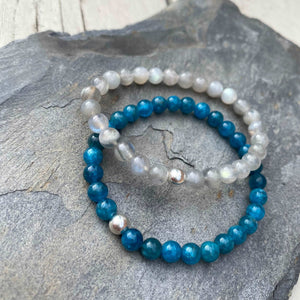 Apatite Gemstone Bracelet - Crystal Jewellery