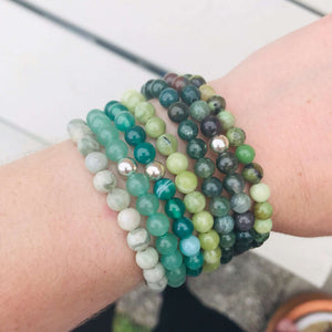 Aventurine Gemstone Bracelet - Well Being Crystal Jewellery