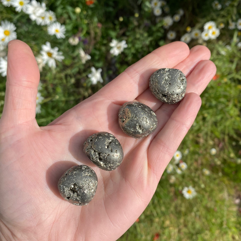 Pyrite Tumblestone Gemstone