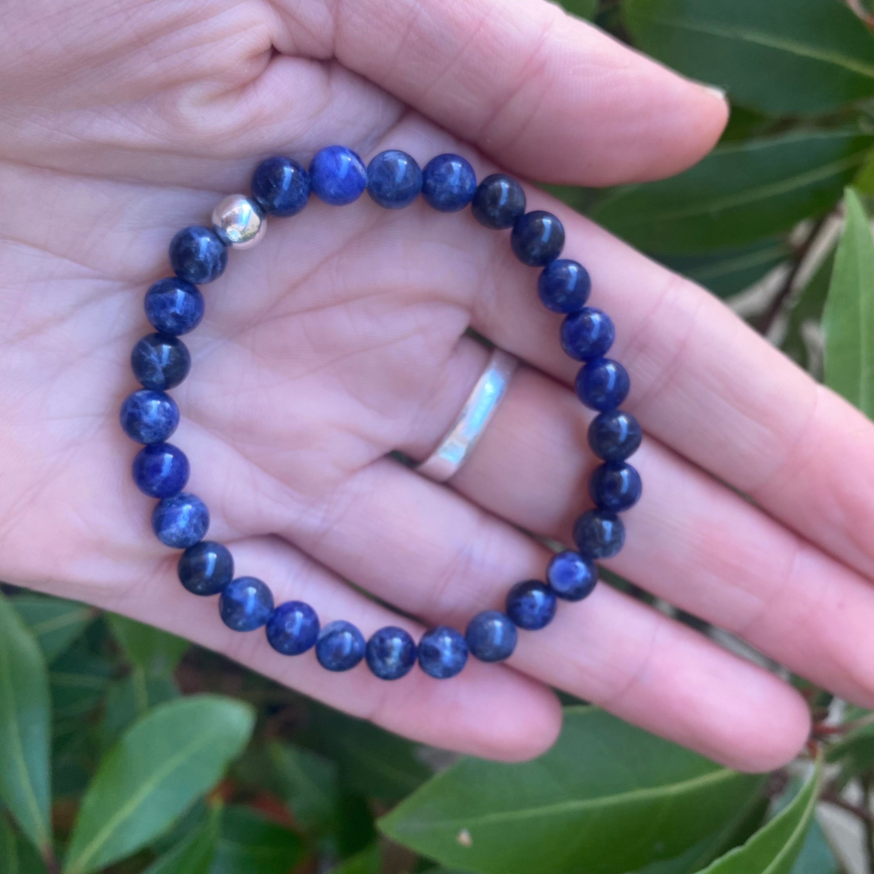 Sodalite Gemstone Bracelet - Well Being Crystal Jewellery