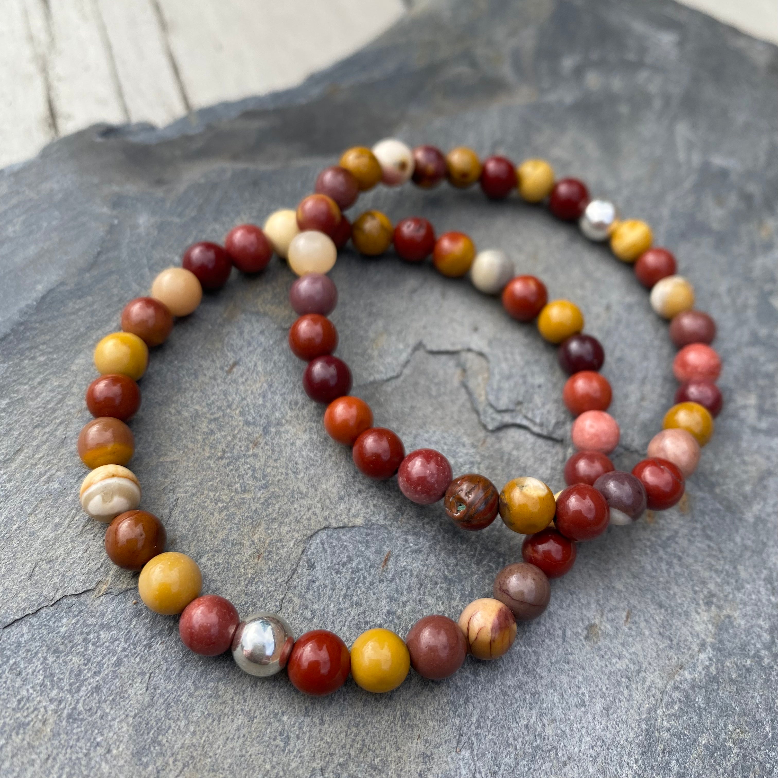 Mookaite Gemstone Bracelet - Crystal Jewellery