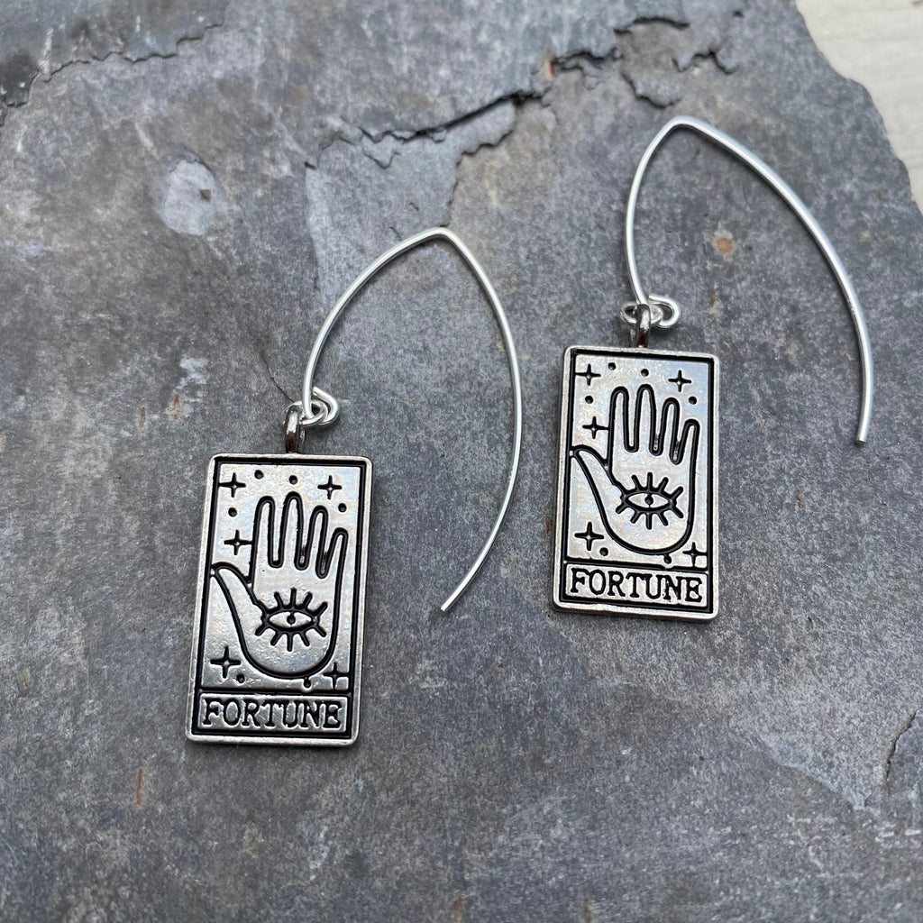 Unusual Tarot Card Earrings - Fortune Jewellery