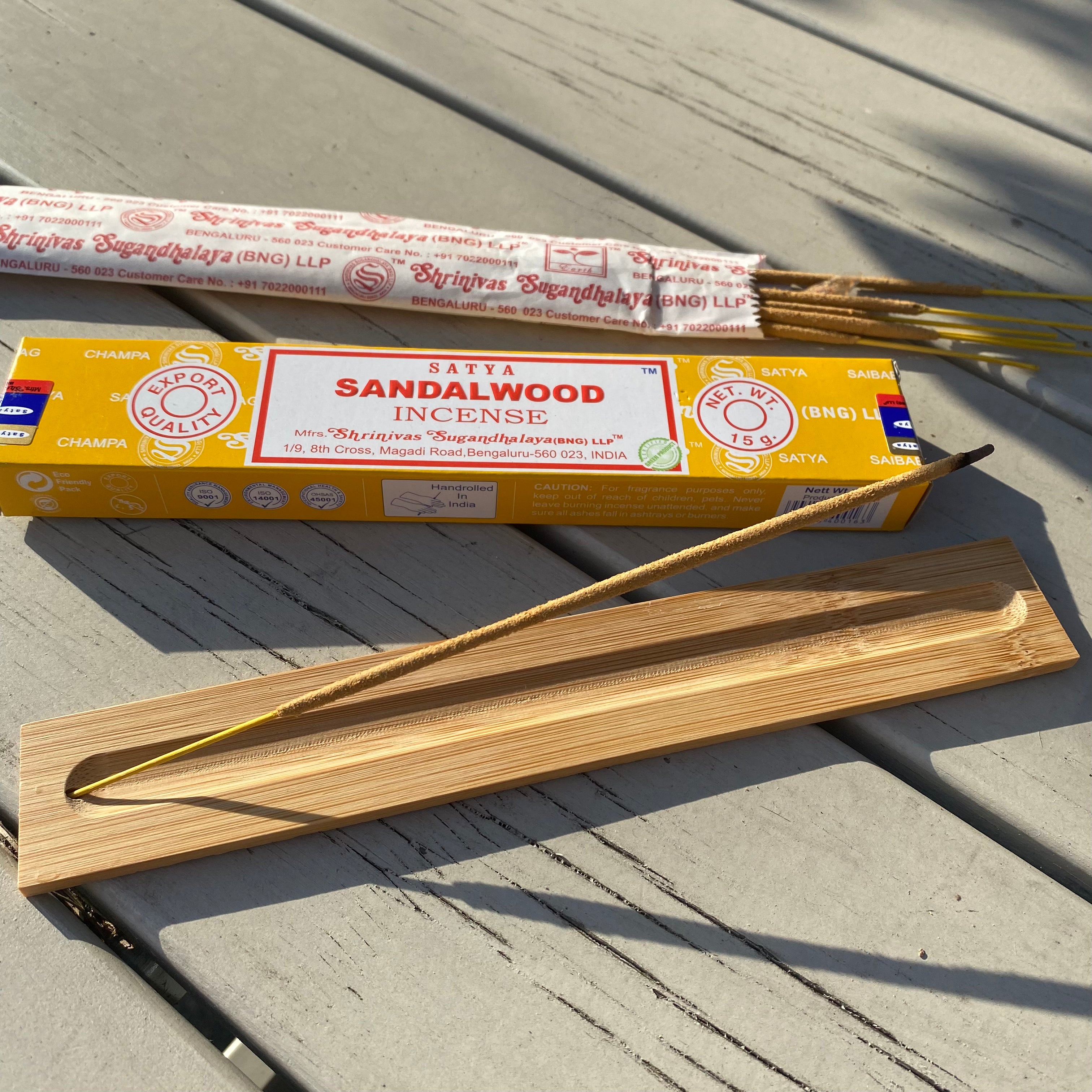 Sandalwood Satya Incense Sticks - Hand Rolled