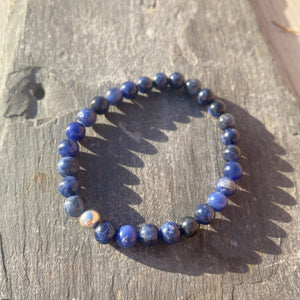 Sodalite Gemstone Bracelet - Well Being Crystal Jewellery