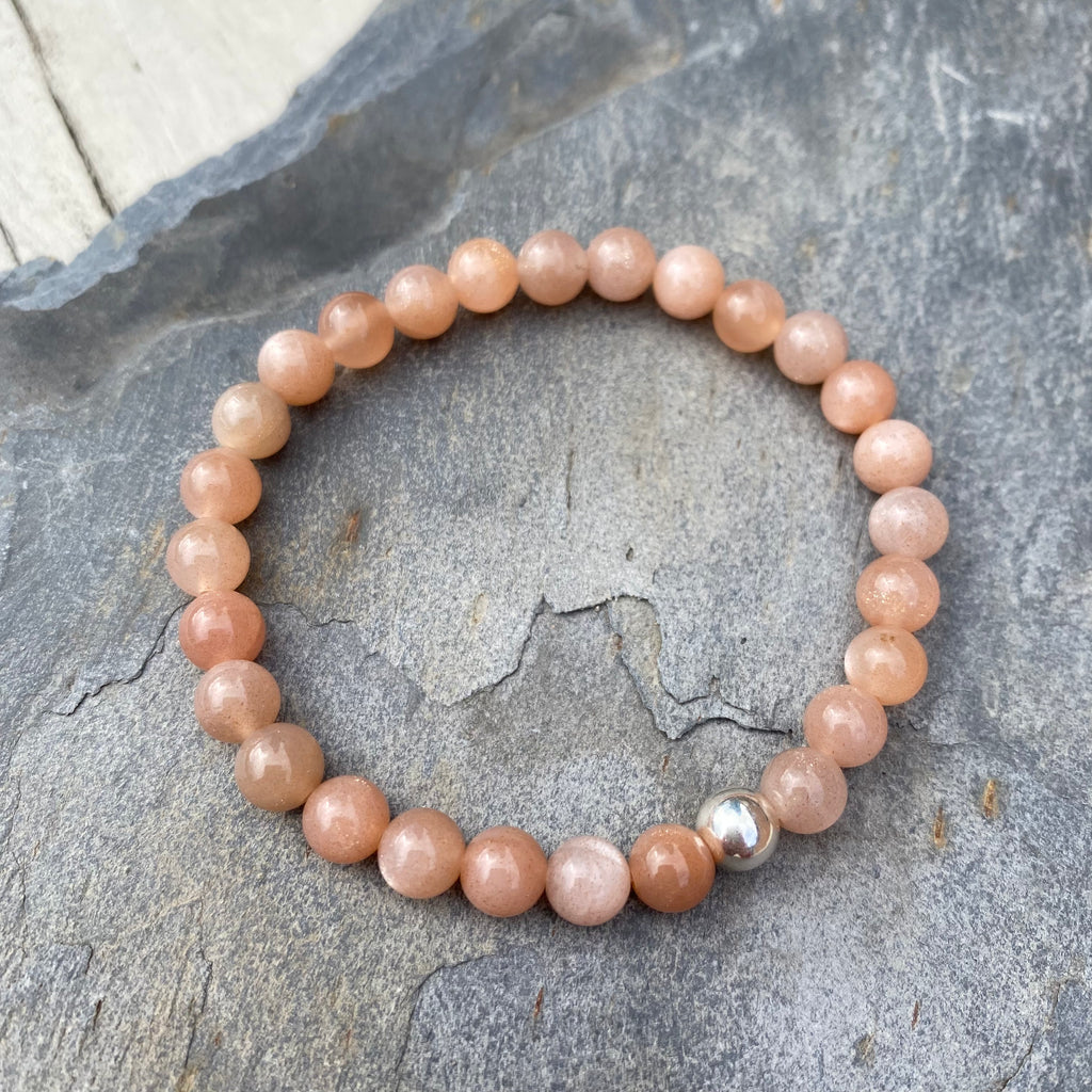 Sunstone Gemstone Bracelet - Crystal Jewellery