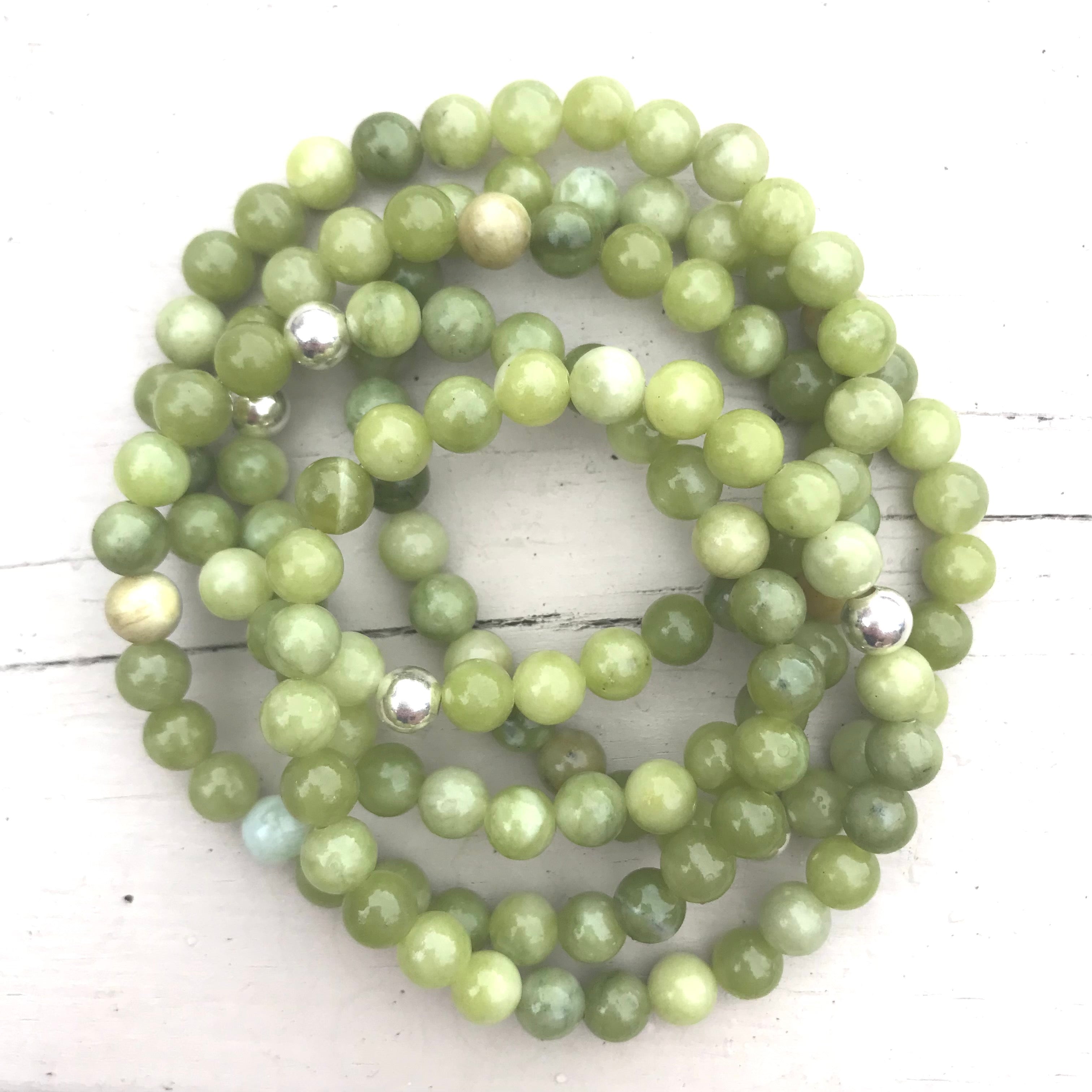 Peridot Gemstone Bracelet - Well Being Crystal Jewellery - August Birthstone Jewellery