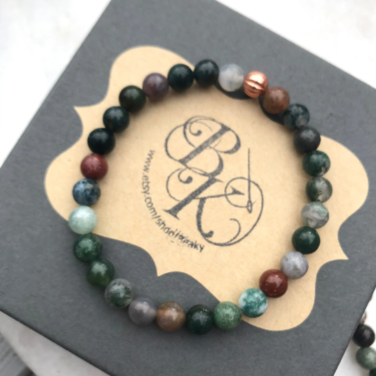 Indian 2025 agate bracelet