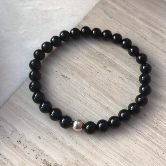 Onyx Gemstone Bracelet - Well Being Crystal Jewellery