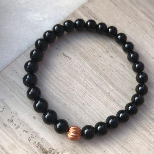 Onyx Gemstone Bracelet - Well Being Crystal Jewellery