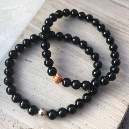 Onyx Gemstone Bracelet - Well Being Crystal Jewellery