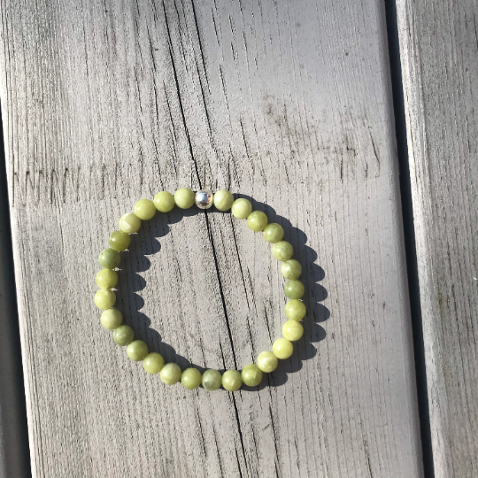 Peridot Gemstone Bracelet - Well Being Crystal Jewellery - August Birthstone Jewellery