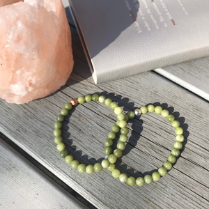 Peridot Gemstone Bracelet - Well Being Crystal Jewellery - August Birthstone Jewellery