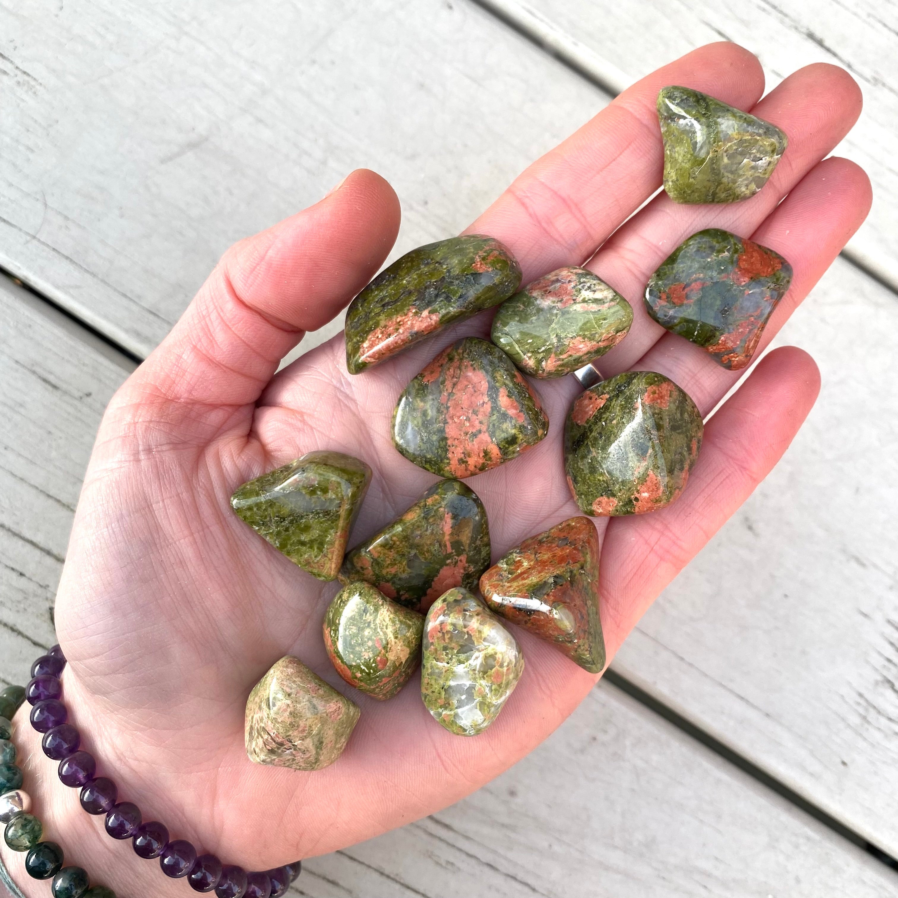 Unakite Tumblestone Gemstone